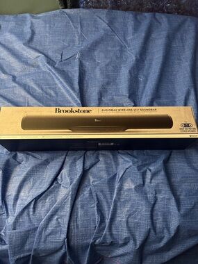 Brookstone Black and Gray Soundbar